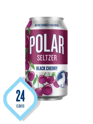 Polar Seltzer Black Cherry 12oz