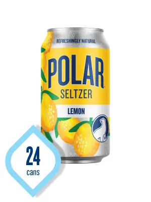 Polar Seltzer Lemon 12oz can
