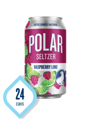 Polar Seltzer Raspberry Lime 12oz can